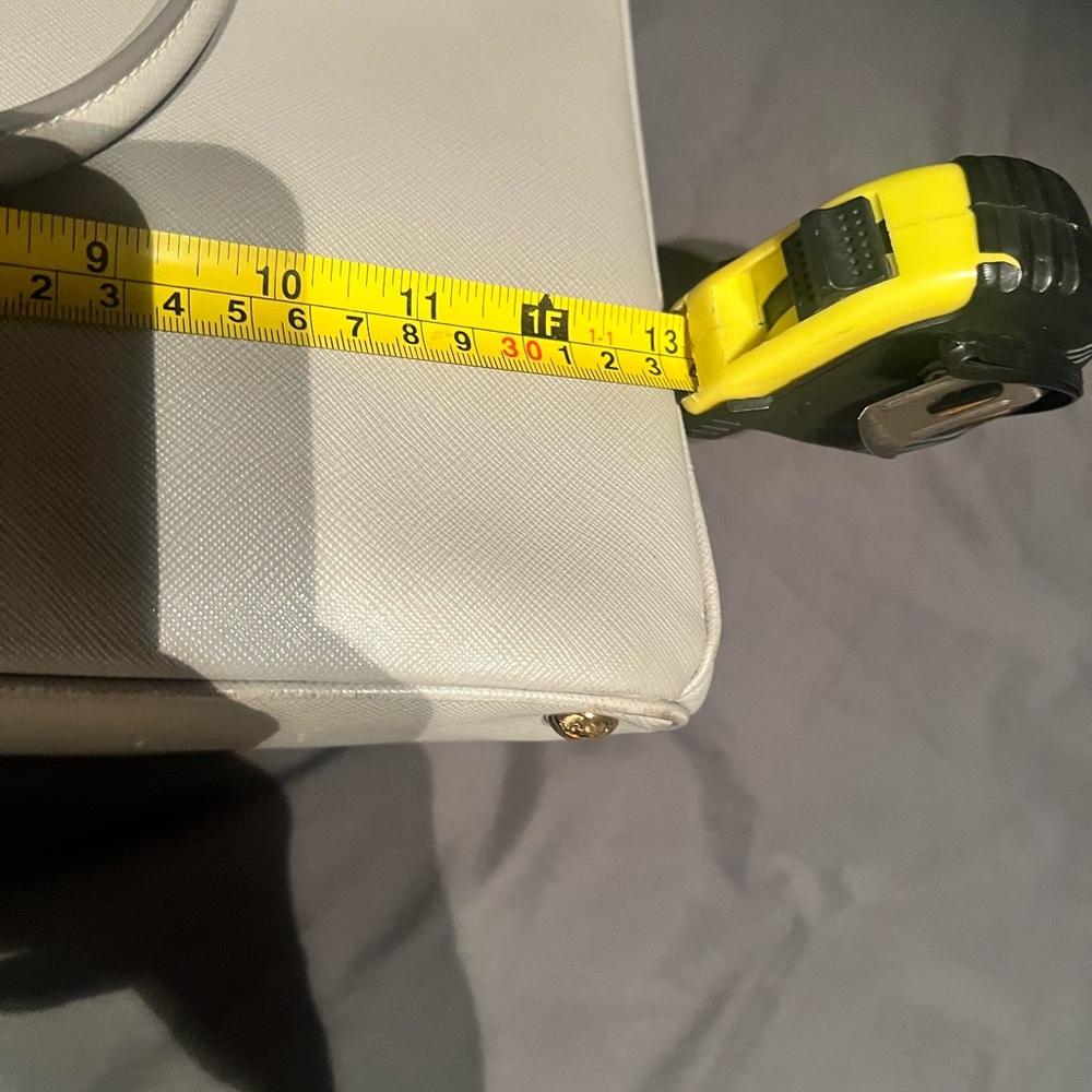 Prada Tote. Authentic. Grey/Bone. Excellent Condi… - image 8